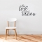 Love at First Asana Black Wall Quote Decal