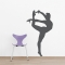 Gymnast Silhouette Wall Decal