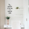Keep Calm and Shop On Black Wall Decal
