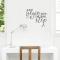 One Small Step Wall Quote Decal