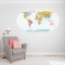 World Map Globe Decal