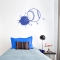 Bursting Baseball Wall Decal