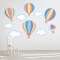 Hot Air Balloons Printed Wall Decal