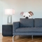 Peekaboo Bulldog Standard Printed Wall Decal