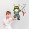 Samurai Kit Printed Wall Decal