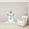 Snowman Printed Wall Decal