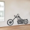 Bobber Motorcyle Wall Decal