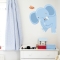 Peekaboo Elephant Printed Wall Decal