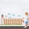 Kids Picked Fence Printed Wall Decal