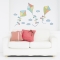 Patterned Kites Printed Wall Decal