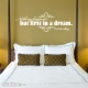 Wall decal Quote