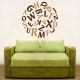 Ball of letters wall decal for nursery