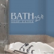 Bath soap extra 25 cents... Wall Art vinyl decal removeable sticker