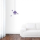 Bird house with Swallows Vinyl Wall Decal