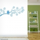 Cute Owl on a Branch Wall Decal