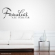 Families Are Forever Wall Art Vinyl Decal Sticker Quote