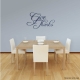 Give thanks wall decal quote