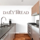 Give us this day our daily bread Wall Art Vinyl Decal Sticker Quote