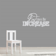 God Gives The Increase Wall Art Vinyl Decal Sticker Quote