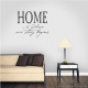 home is where wall decal