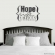 Hope The Light That Shines... Wall Art Vinyl Decal Sticker Quote