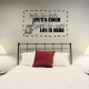 Inch by wall decal quote