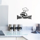 Bon appetit wall decal quote