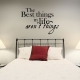 The best wall decal quote