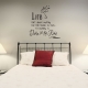 Life Isn't About Waiting... 2 Wall Art Vinyl Decal Sticker Quote