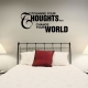 Change your wall decal quote