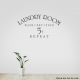 Laundry Room Wash Dry Fold Repeat Wall Art Vinyl Decal Sticker Quote