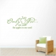 Only God... Can Count The Apples In One Seed Wall Art Vinyl Decal Sticker Quote
