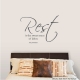 Rest is the sweet sauce of labor Wall Art Vinyl Decal Sticker Quote