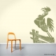 Rooster on Fence Wall Decal