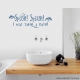 Splish! Splash! I was taking a bath... Wall Art vinyl decal removeable sticker