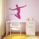 Jumping Ballerina Wall Decal