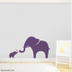 Mama and Baby Elephant Wall Decal