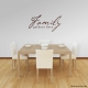 Family Gathers Here Wall Art Vinyl Decal Sticker Quote