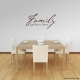 Family Gathers Here Wall Art Vinyl Decal Sticker Quote