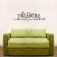 For Where Your Treasure Is... Wall Art Vinyl Decal Sticker Quote