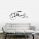 Friends wall decal quote