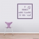 If friends wall decal quote