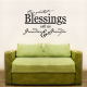 Our Greatest Blessings Call Us Grandma & Grandpa Wall Art Vinyl Decal Sticker Quote