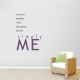 Woman wall decal quote