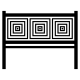 Sheffield Iron Headboard Wall Decal Sticker