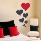 Heart Bubbles Wall Art Decal