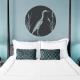 Heron and Cattails Wall Decal