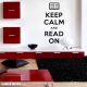 Keep Calm and Read On Wall Decal