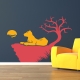 Lion & Rock Wall Art Decal