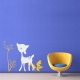 Lit'l Deer in Nature Wall Art Decal